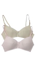 AVON CLAIRE NON-WIRE FULL COTTON 2-PC BRA SET