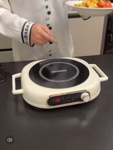 เตาแม่เหล็กไฟฟ้าอเนกประสงค์ เตาประกอบอาหาร เตาแม่เหล็กไฟฟ้า กำลังไฟ 3500 วัตต์ ปรับได้ 22 ฟังช์ชั่น