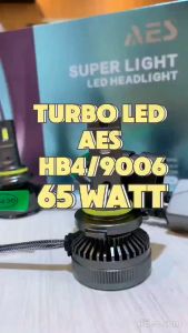 Lampu AES Turbo Led Headlight HB3 HB4 H7 / 9005 9006 High Quality 65 Watt