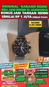 JAM TANGAN BALMER ORIGINAL 8813 MBR - Men LA - Stainless Steel - Hitam - Jamdunia / Jam dunia JD18 # BALMER WATCH JAM TANGAN BALMER PRIA 8813 JAM BALMER PRIA 8813 + JAM BALMER 8813 JAM BALMER B8813MBR JAM BALMER ORIGINAL B.8813MBRS003