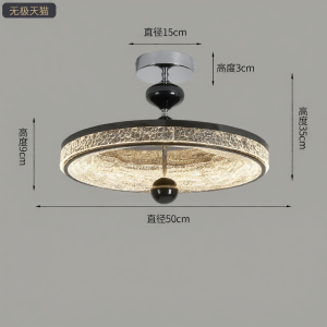 DGY | Modern Walnut Luxurious Ceiling Light for Home
