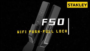 STANLEY F50 Smart Door Lock (Fingerprint Pincode NFC Card Key Tamper Alarm)
