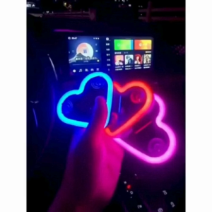 Ready Stock Car Modified Neon Car Love Design Decoration Led 1 Set
