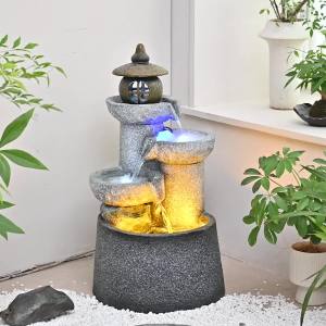Home Decoration Items Water Fountain Decorative Accessories Water Fountain Indoor Water Fountain Indoor Feng Shui Office Circulating Water Garden Landscape