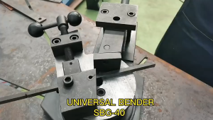 Universal Metal Bender SBG-40 Multifunction Spiral Steel Plate Round Square Flat Bar Bending Tool For Metal Production