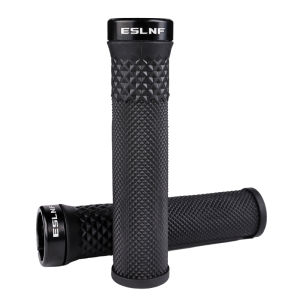 Eslnf(ESLNF) | ESLNF Bike Grips Bicycle Handlebar Grips Shock Absorbing Ergonomic Anti-Slip Lock On MTB Mountain Bike Grips White Black