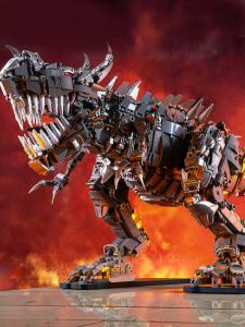 Bộ lắp ráp khủng long Tyrannosaurus Rex bằng khối cơ khí cho bé trai