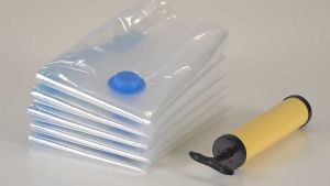 Travel Vacuum Compressed Storage Bag Thicken Packing Space Saver/Hand Pump for Duvets/Pillows/Clothes