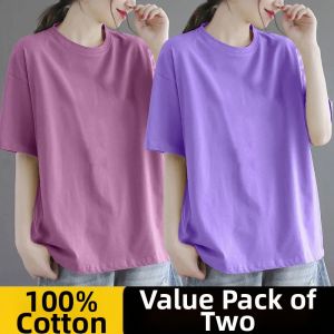 Lieoyuarn | Summer Pure Color Cotton T-Shirt