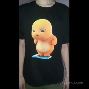 Kaos Nailong Kuning - Baju Cowo Cewe Dino Couple - TC Cotton Combed