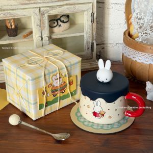 Non-Ceramic Lidded Mug With Spoon