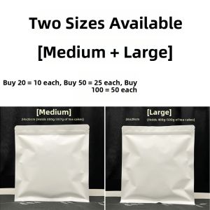 Thickened Moisture Proof Puer Tea Fuding White Tea Storage Bag 357g Tea Cake Self Sealing Kraft Paper Bag Food Packaging