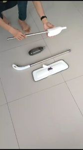 JMT- Alat Pel Lantai Semprot Otomatis Water Spray Mop Automatic Alat Pel Lantai Semprot Praktis Kain Pel Microfiber