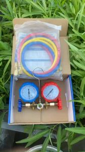 Đồng hồ đo gas đôi kèm dây nạp gas