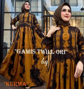 New gamis twill bg collection terlaris terbaru