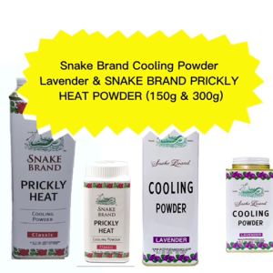 Snake Brand Classic Prickly Heat Cooling Powder 50g EXP:7/2028