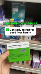 READY STOCK【BUY 3 GET 1 FREE】Madaus Legalon 140mg Capsule 10x10s For Liver Health