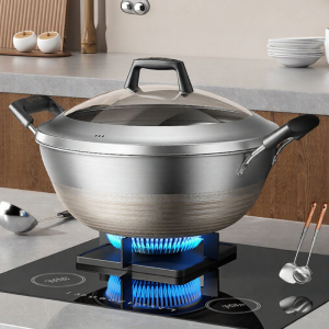 KBH | Titanium Non-coating Deep Capacity Wok