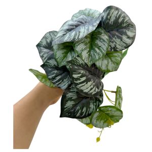 20 CM Artificial Mini Foliage Plants 7 Styles Realistic Faux Greenery for Home Garden Plant Wall DIY Floral Indoor Outdoor Decor