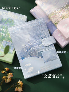 Miss Ben Original Good-looking Art Gallery Series Pu Magnetic Buckle Book Student Notebook Ins Japanese Journal Book