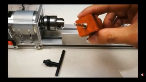 Mesin Bubut Mini 150W Lathe Woodworking Kit Penggiling & Driller Jig-Saw Alat Pahat Kayu