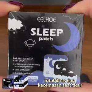 EELHOE | Sleep Aid Patches Melatonin For Insomnia Treatment Easy Sleep Body Relaxing Soothing Patch Relieve Fatigue Anxiety Sleep Patch