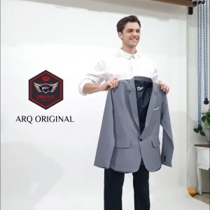 Jas Blazer Formal Pria Model Slimfit Terbaru ARQ Bahan Premium Terlaris
