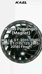 Kipas Pendingin Mio J & Mio GT & Fino FI F1 & Soul GT 115 Fan Pendingin Magnet Magnit Radiator Generator