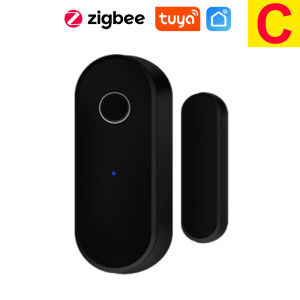 Cảm Biến Cửa Sổ Cửa Ra Vào Thông Minh Tuya Smart Zigbee Màu Đen Phát Hiện Mở/đóng Dùng Cho An Ninh Gia Đình Hoạt Động Với Ứng Dụng Smart Life Và Trợ Lý Ảo Alexa Google.