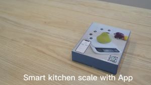 Coffee Scale 0.1g 5kg Kitchen Food Scale Nutrition Calculator App Tare 6 Units Espresso Pour Over Coffee Bean Baking Slim LCD