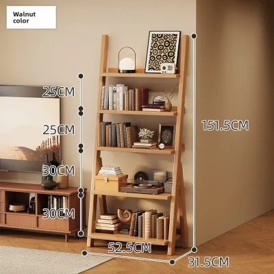 ZHUSHANXIA | Wall-mounted Easy Bookshelf for Students Home Use with Ladder Display and Book Storage