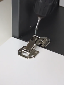 90Degree Concealed Hinges Frog Hinge Steel Cabinet Door Hinges with Screws Self Closing Bridge Cabinet Hinge Spring Hidden Hinges Cabinet Cupboard Door Hinge