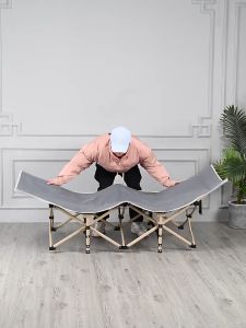 BMZAR Giường Gấp Gọn 1.9m văn phòng ngủ Khung Thép Cao Cấp Khả năng chịu tải 200kg