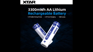 XTAR 1.5V Li-ion Battery AA 3300mWh (Pack 4)