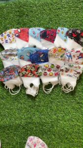 แมสเด็ก 3D คละลายเด็กผู้ชาย M 3-12 ขวบ - สีของเด็กปกติและสีแห้ง เป็นเครื่องดื่มที่แม่นยำสุด