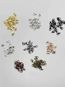 ตะขอก้ามปูโลหะสแตนเลสเงินทอง 1416182123mm สำหรับทำเครื่องประดับสร้อยคอข้อมือพวงกุญแจ