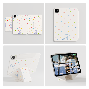 KENKE | Magnetic Adjustable Stand Protective Case with Pen Slot for iPad