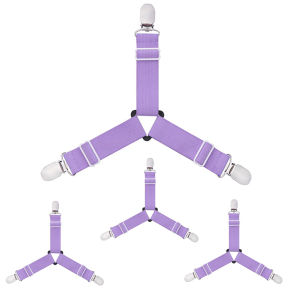 ปรับลื่นสามเหลี่ยมแผ่นคลิปที่นอนและโซฟาเบาะครอบคลุมมัลติฟังก์ชั่ผ้าปูที่นอนอุปกรณ์เสริม