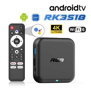 2025 Smart TV Box R69-1 Rockchip 3518 TV Box HDR 10 Ultra HD 4K AndroidTV 14 Support Wifi6 BT5.0 New Set Top Box