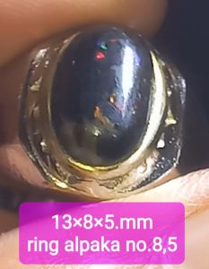 natural bo sempur banten tanpa aron dim 13×8×5mm.ring alpaka no85.jarong aslinya lebih bagus