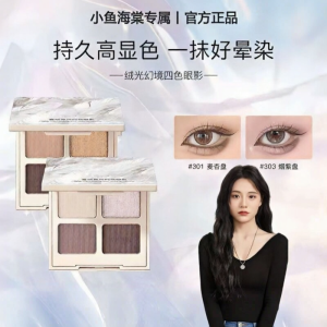 blk cosmetics | Daily Natural Makeup Highlighter Blush Earthy Purple Glitter 4-color Eyeshadow Palette