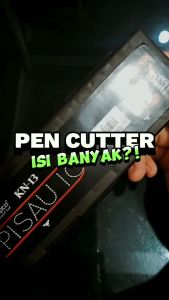 YUME SHOP - Pisau Ukir Pen Cutter Set Refill Art Knife Craft Cutting Sticker Stiker Scrapbook DIY