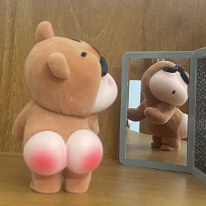 Crayon Shinchan Plush Home Decoration Car Decoration Cute Bear Butt Bear Pencil Holder Toy Gift Soft Plush Collectible Item