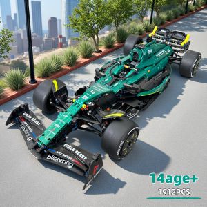 Aramco Martin AMR24 F1 Racing Building Blocks Mechanical Group 1912Pcs Bricks Technics Vehicles Race Car Model Toys Decor Gifts