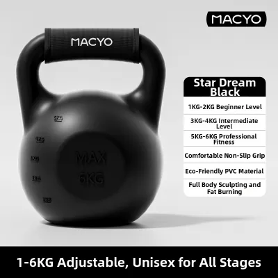 MACYO | Adjustable Weight Kettlebell For Women 6kg