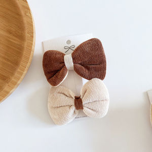 Cute Childrens Hair Clips Fabric Butterfly Knot Combination Cartoon Animal Baby Hair Accessories Edge Clip Hair Band