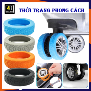 SET 10 Vỏ Bọc Bảo Vệ Bánh Xe Vali Giảm Tiếng Ồn Chống Mòn Tiện Dụng Khi Đi Du Lịch - Bọc Bánh Xe Vali / Bọc Cao Su Bảo Vệ Bánh Xe Giảm Trầy Xước Nền Nhà Tiện Dụng