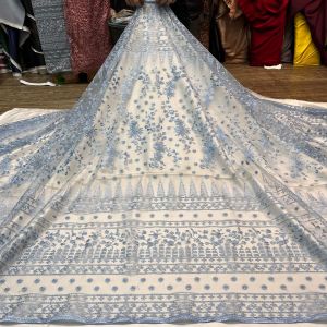 Tulle sabto bordir bahan kebaya desain etnik