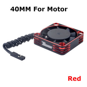 Quạt Làm Mát Động Cơ Bằng Kim Loại Tản Nhiệt Cho 1/10 1/8 1/5 1/12 RC Xe Ô Tô Động Cơ Không Chổi Than ESC Tương Thích 25mm-50mm Vỏ Quạt