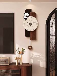 BEISIJIA | Vintage Style Panda Creative Wall Clock